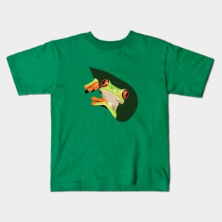 Froggie Peek-a-Boo Kids T-Shirt